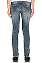 view 3 of 5 Biker Denim in Stone Washed Blue