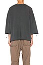 view 3 of 5 SWEAT KIMONO IMPRIMÉ MILITAIRE in Anthracite Blue