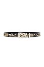 view 1 of 3 The Stassie Belt in Snake & Silver