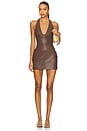 view 1 of 3 The Apollo Mini Dress in Cocoa