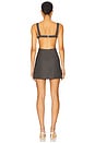 view 3 of 4 The Kristen Dress in Grey Pinstripe