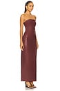 view 2 of 3 The Allegra Dress in Maroon