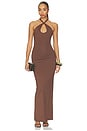 view 1 of 3 VESTIDO THE ADDIE MAXI in Mocha