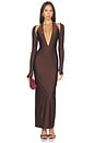 view 1 of 3 x REVOLVE Dawson Dress in Chocolate