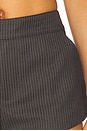 view 6 of 6 The Addison Short in Grey Pinstripe