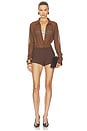 view 5 of 6 The Harper Short in Mocha