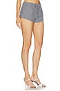 view 2 of 6 x REVOLVE The Elliot Stripe Denim Short in Black & White