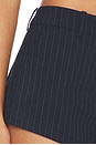 view 6 of 6 The Beckette Pinstripe Short in Navy & White