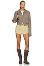 view 6 of 6 Nessa Denim Short in Blonde
