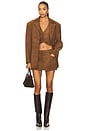 view 4 of 4 The Brooklyn Blazer in Brown