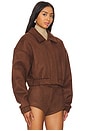 view 3 of 5 BLOUSON SELENE in Chocolate