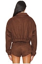 view 4 of 5 BLOUSON SELENE in Chocolate