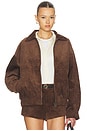 view 1 of 5 The Jude Cord Bomber in Brown
