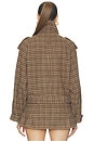 view 5 of 6 BLOUSON FLETCHER CHECK  in Brown & Orange
