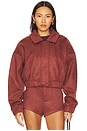 view 2 of 5 The Selene Jacket in Burgundy