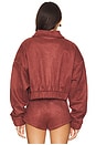 view 4 of 5 The Selene Jacket in Burgundy
