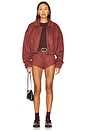 view 5 of 5 The Selene Jacket in Burgundy