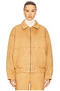 view 2 of 5 The Jude Bomber Jacket in Honey