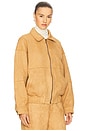 view 3 of 5 The Jude Bomber Jacket in Honey