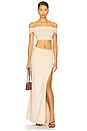 view 5 of 6 The Cassian Skirt in Eggshell