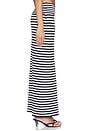 view 3 of 6 The Eve Stripe Skirt in Black & White