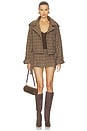 view 7 of 7 x REVOLVE Keely Check Skirt in Brown & Orange