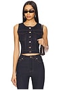 view 1 of 4 The Rina Vest in Dark Blue