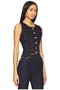 view 2 of 4 The Rina Vest in Dark Blue