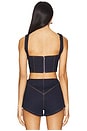 view 3 of 4 Alba Top in Dark Blue
