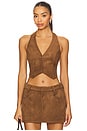 view 1 of 4 The Staten Vest in Brown