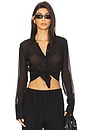 view 1 of 4 The Magda Shirt in Black