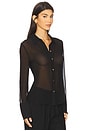 view 2 of 4 The Magda Shirt in Black