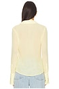 view 3 of 4 The Magda Shirt in Custard