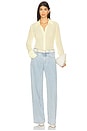 view 4 of 4 The Magda Shirt in Custard