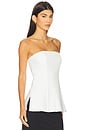 view 2 of 4 The Remy Bodice Top in White
