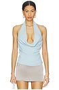 view 1 of 4 The Emma Top in Powder Blue