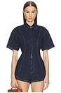 view 1 of 4 CAMISA THE WATSON SHORT SLEEVE in Dark Indigo