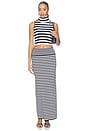 view 4 of 4 The Eve Stripe Top in Black & White
