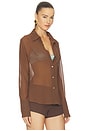 view 2 of 4 CHEMISE THE ARIEL in Mocha