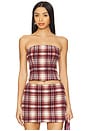 view 1 of 4 The Pia Bustier in Tartan