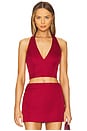 view 1 of 4 The Maggie Halter Top in Cherry