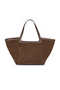 view 2 of 4 The Portia Tote in Cocoa & Silver