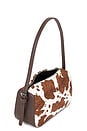 view 4 of 4 The Soli Bag in White & Brown