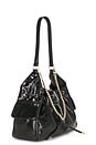 view 4 of 4 Lennon Shoulder Bag in Black & Gold