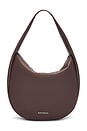 view 1 of 4 BOLSO ZOE in Chocolate & Silver