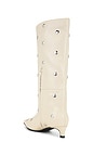 view 3 of 5 The Stacey Stud Boot in Ivory & Silver