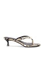 view 1 of 5 The Tayla Heel Sandal in Snake