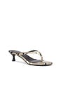 view 2 of 5 The Tayla Heel Sandal in Snake