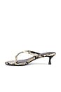 view 5 of 5 The Tayla Heel Sandal in Snake