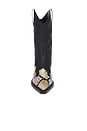 view 4 of 5 The Maeve Boot in Black & Snake